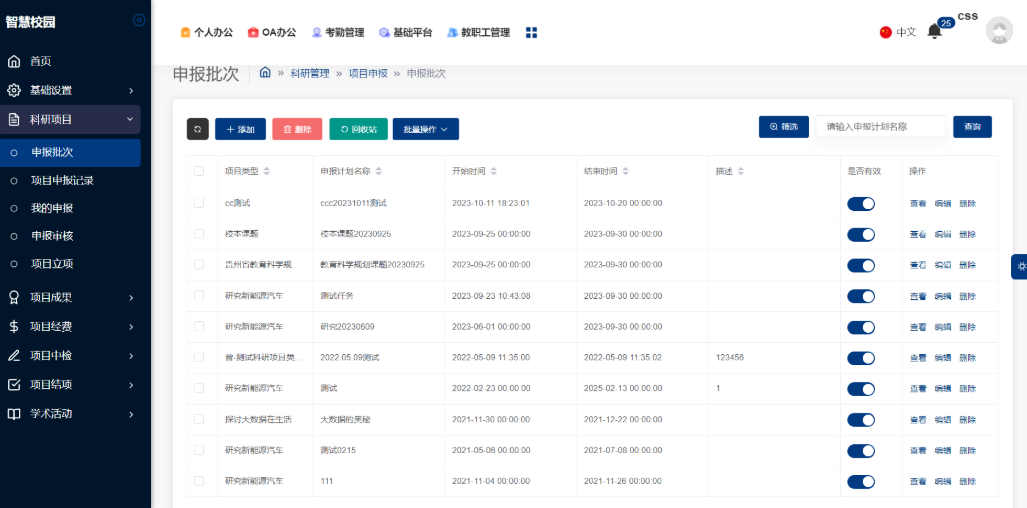 大学科研管理系统：提升教师项目管理效率与质量的信息化解决方案(图2)