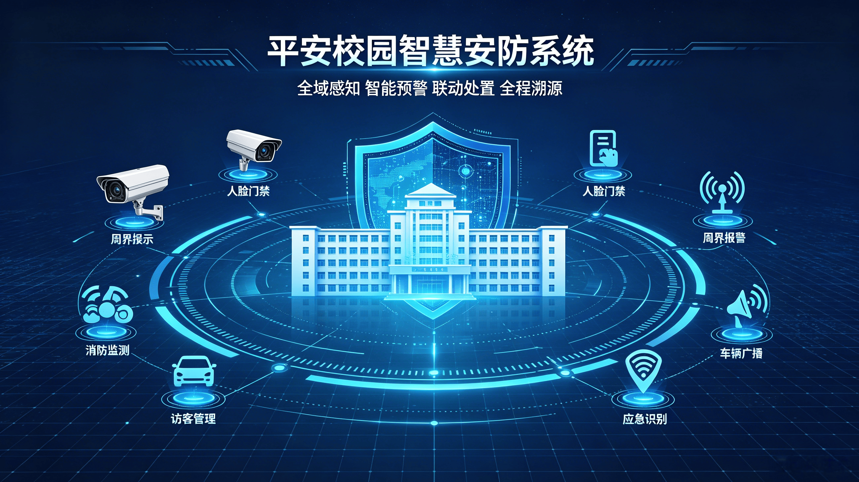 全域感知，智能预警，平安校园智慧安防系统(图1)