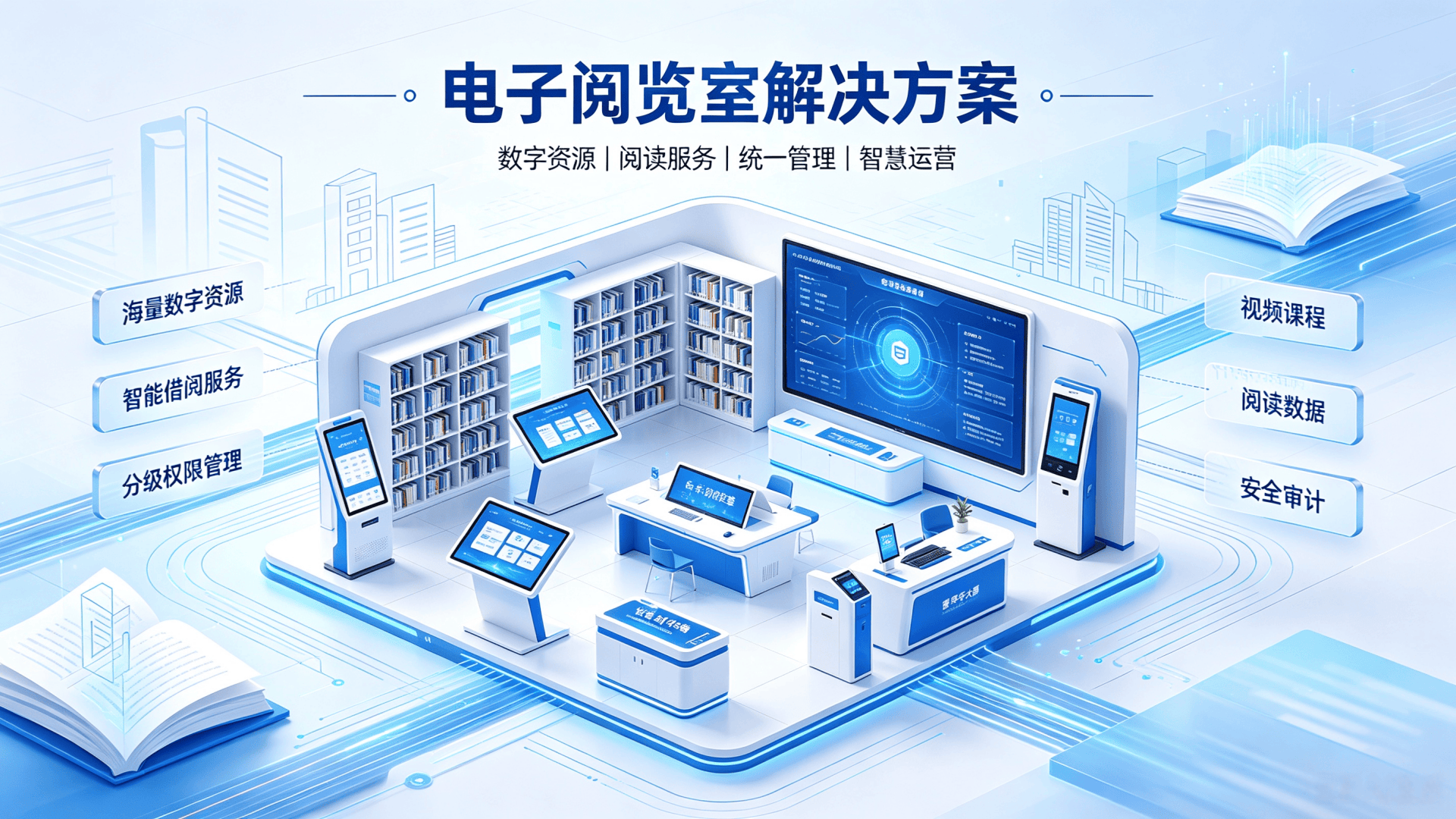 智慧电子阅览室整体解决方案(图1)